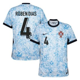 Maglia Portogallo Ruben Dias 4 Trasferta Divisa Euro 2024